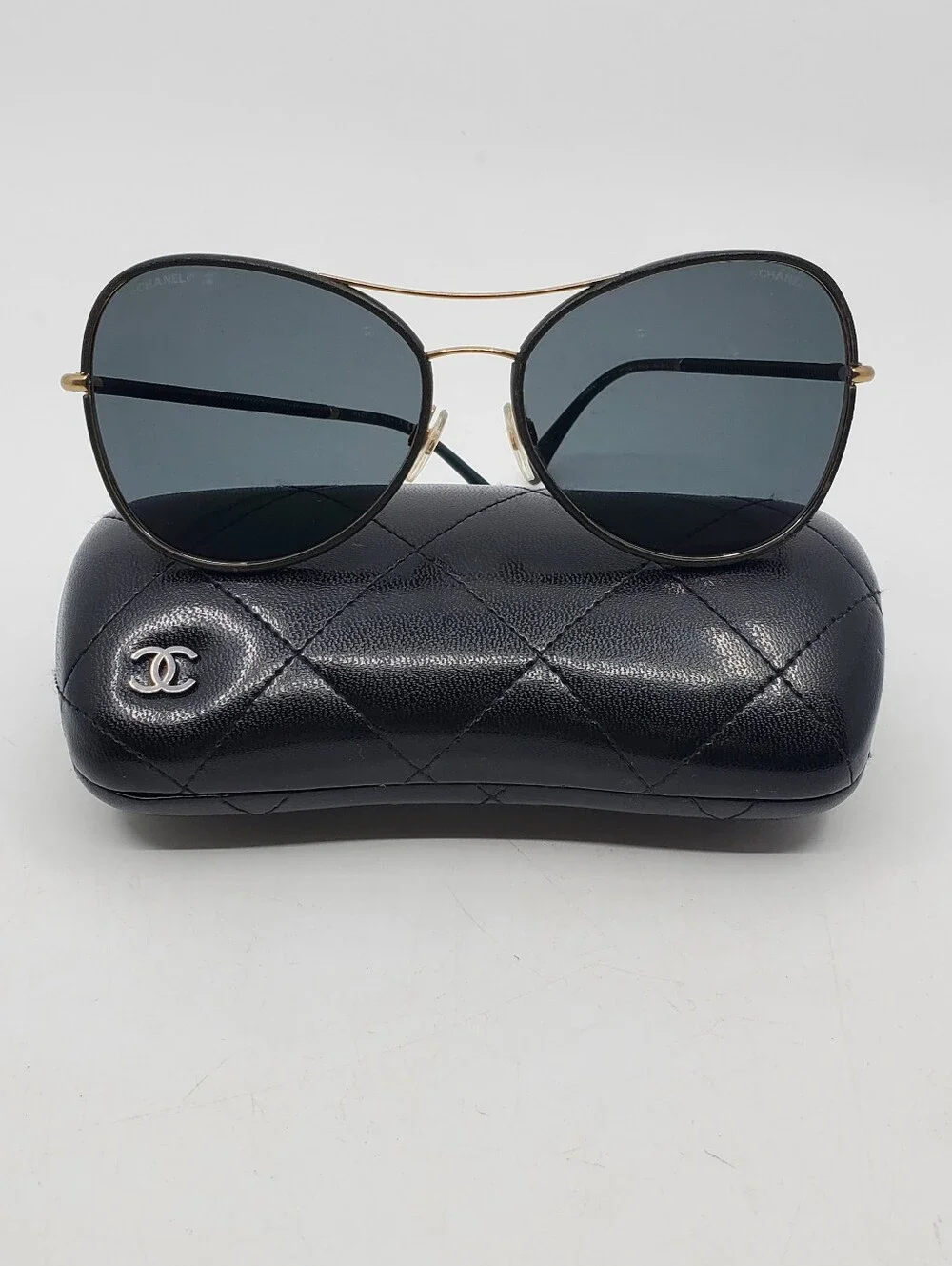 Chanel 4227-Q Pilot Sunglasses
